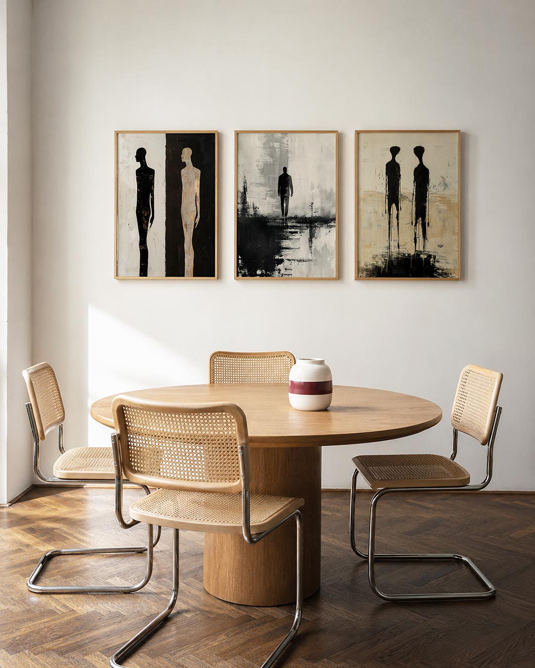 Silhouet contrast Posterset