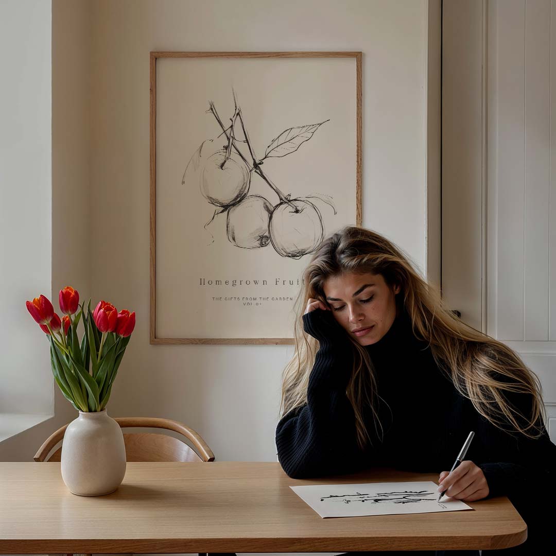 Homegrown Fruit Kunstposter-WallArtistic