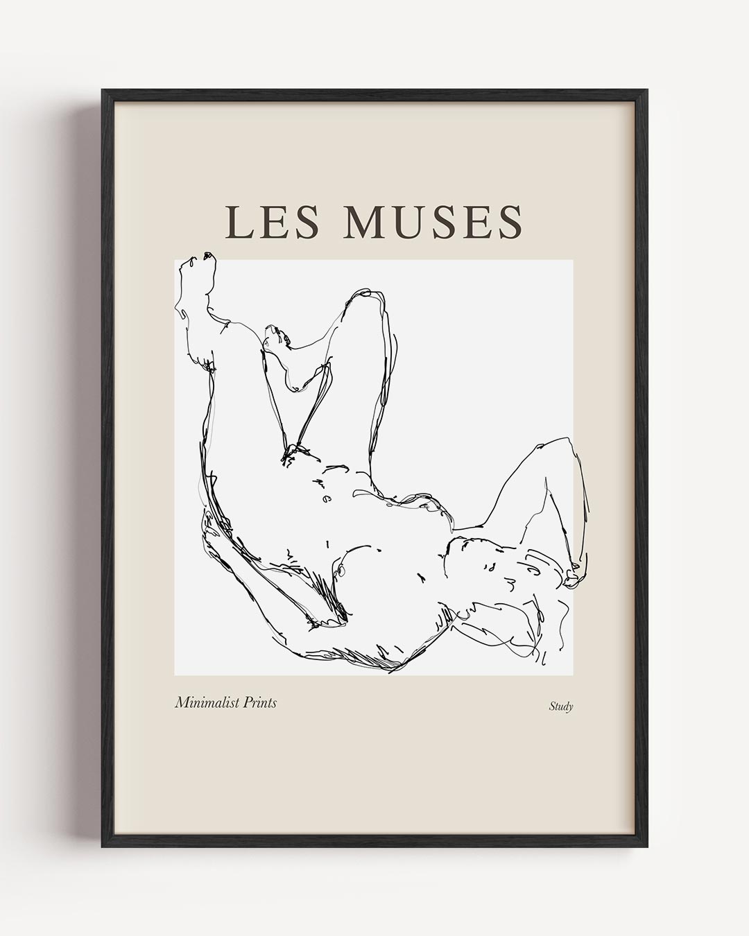 Les Muses Minimalistische Poster-WallArtistic
