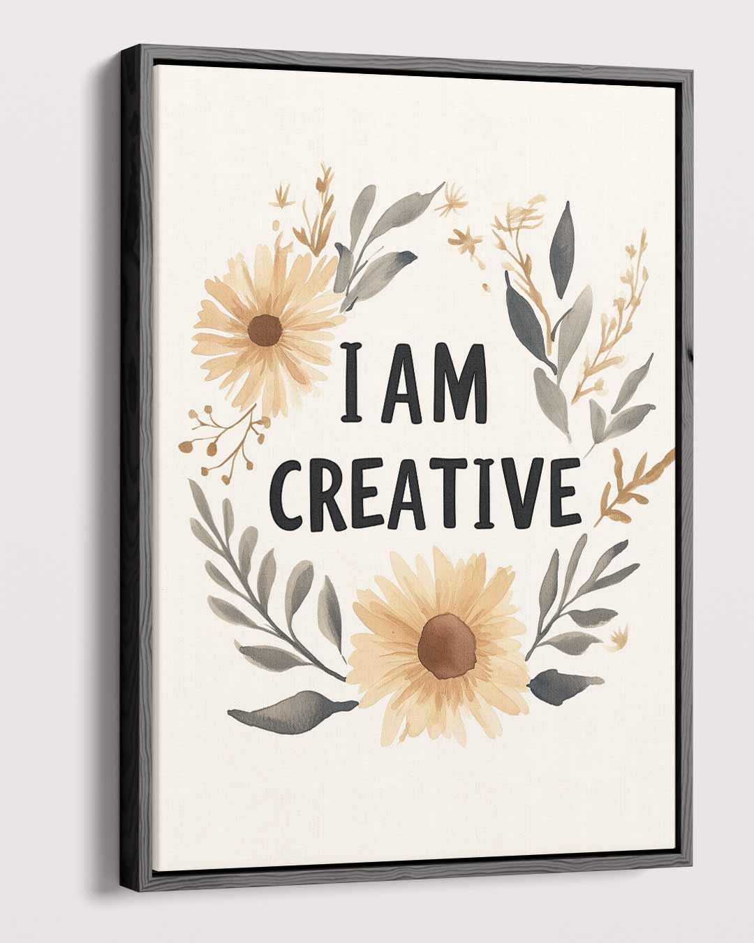 Inspirerende Bloemenkrans Kunstwerk-canvas-dibond-plexiglas-wanddecoratie-WallArtistic