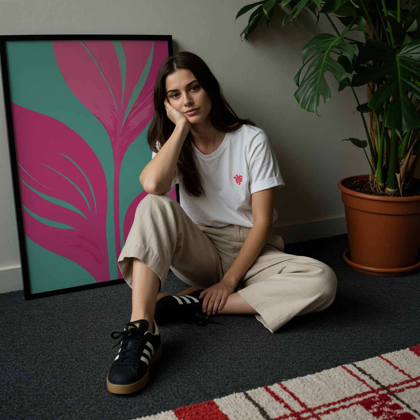 Bloem Fantasie Poster-WallArtistic