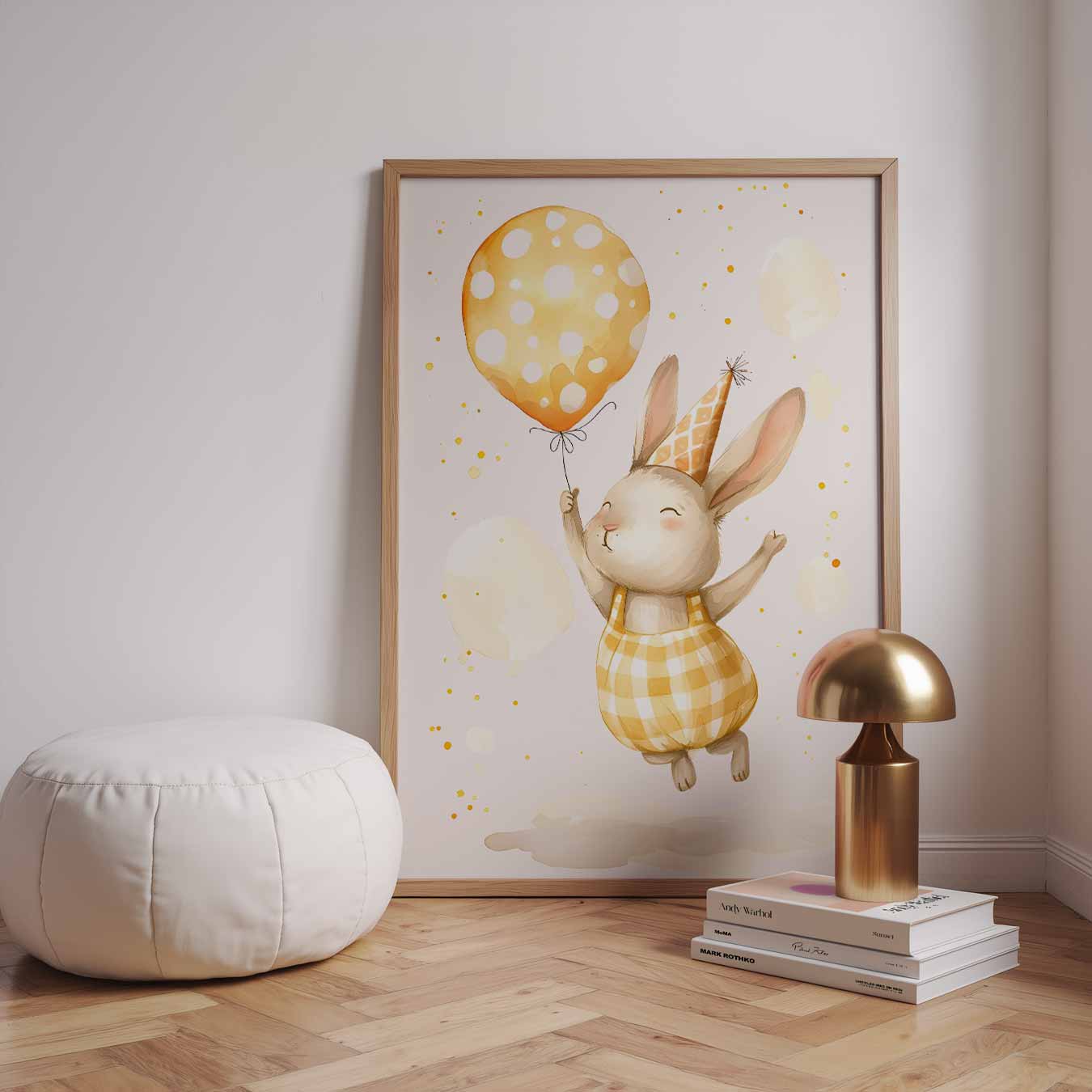 Vrolijke Konijntje Poster-WallArtistic