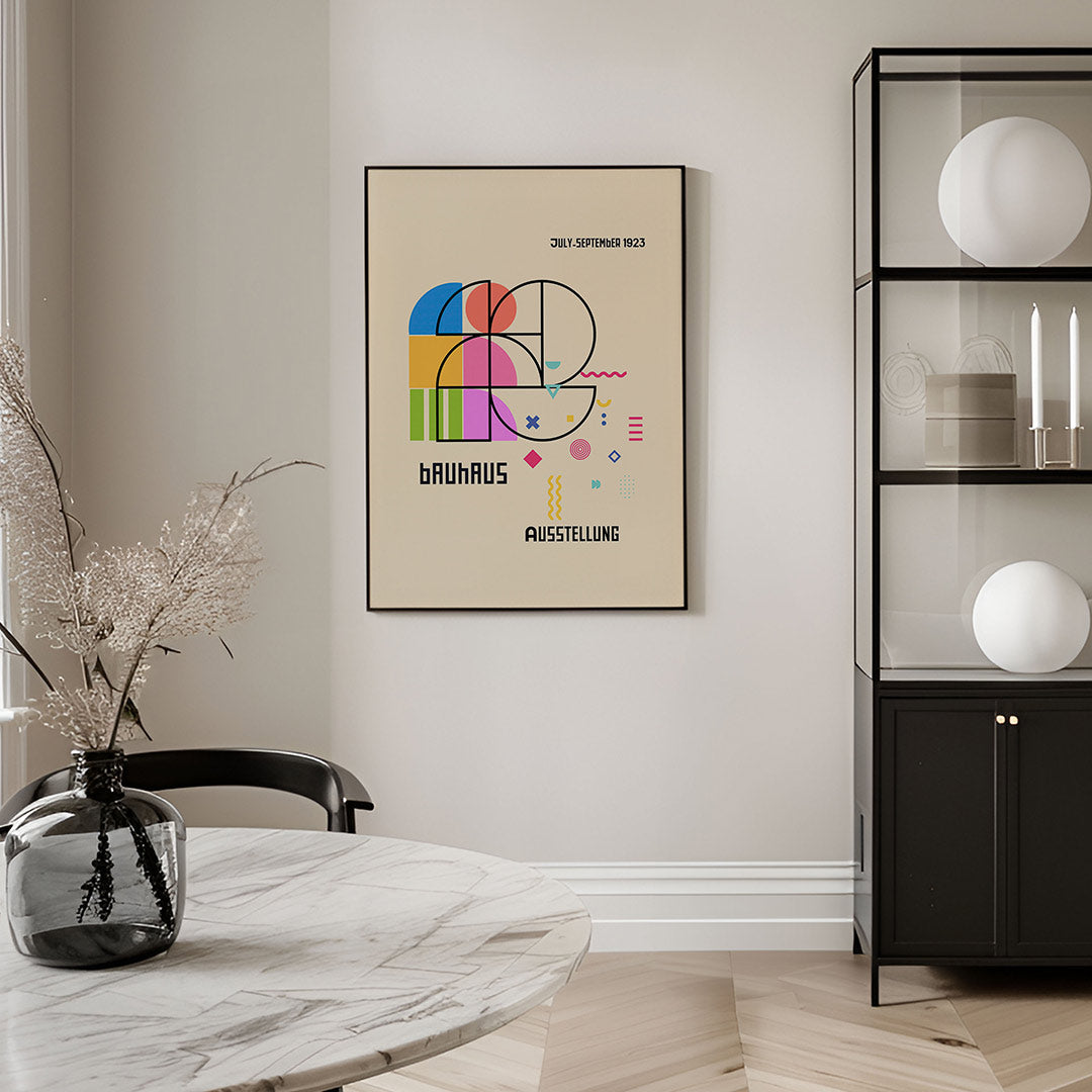 Vormen en kleurvlakken Poster
