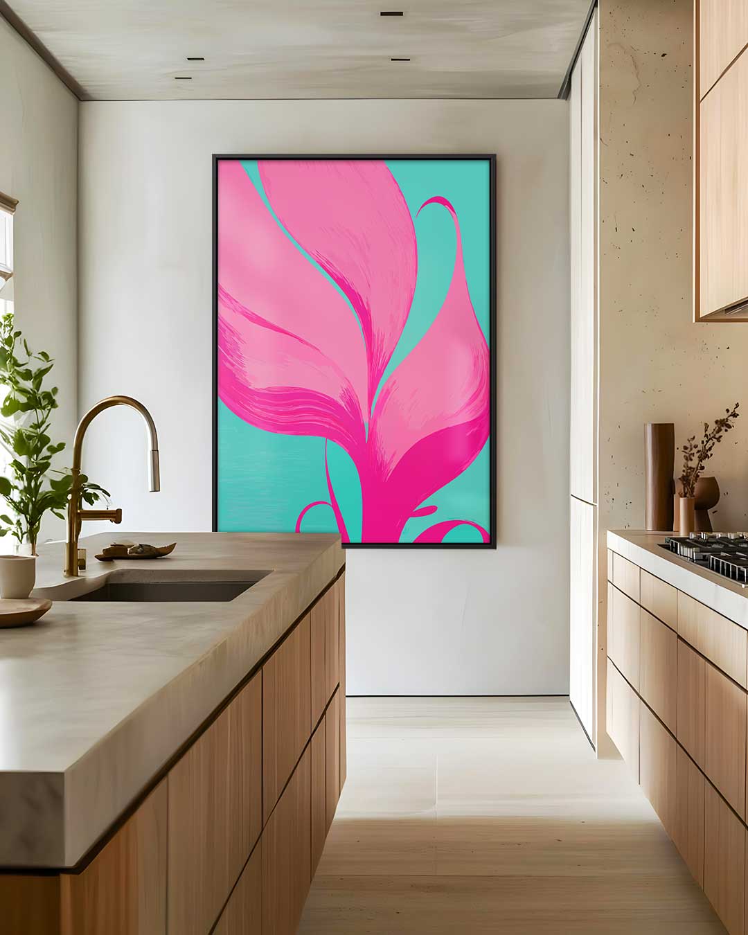 Vibrant Bloemenpracht Kunstwerk-canvas-dibond-plexiglas-wanddecoratie-WallArtistic