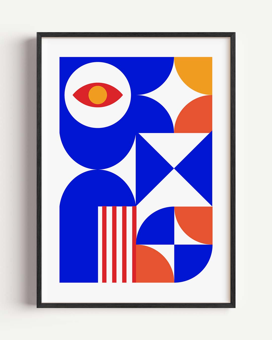 Retro Geometrische Kunstposter-WallArtistic