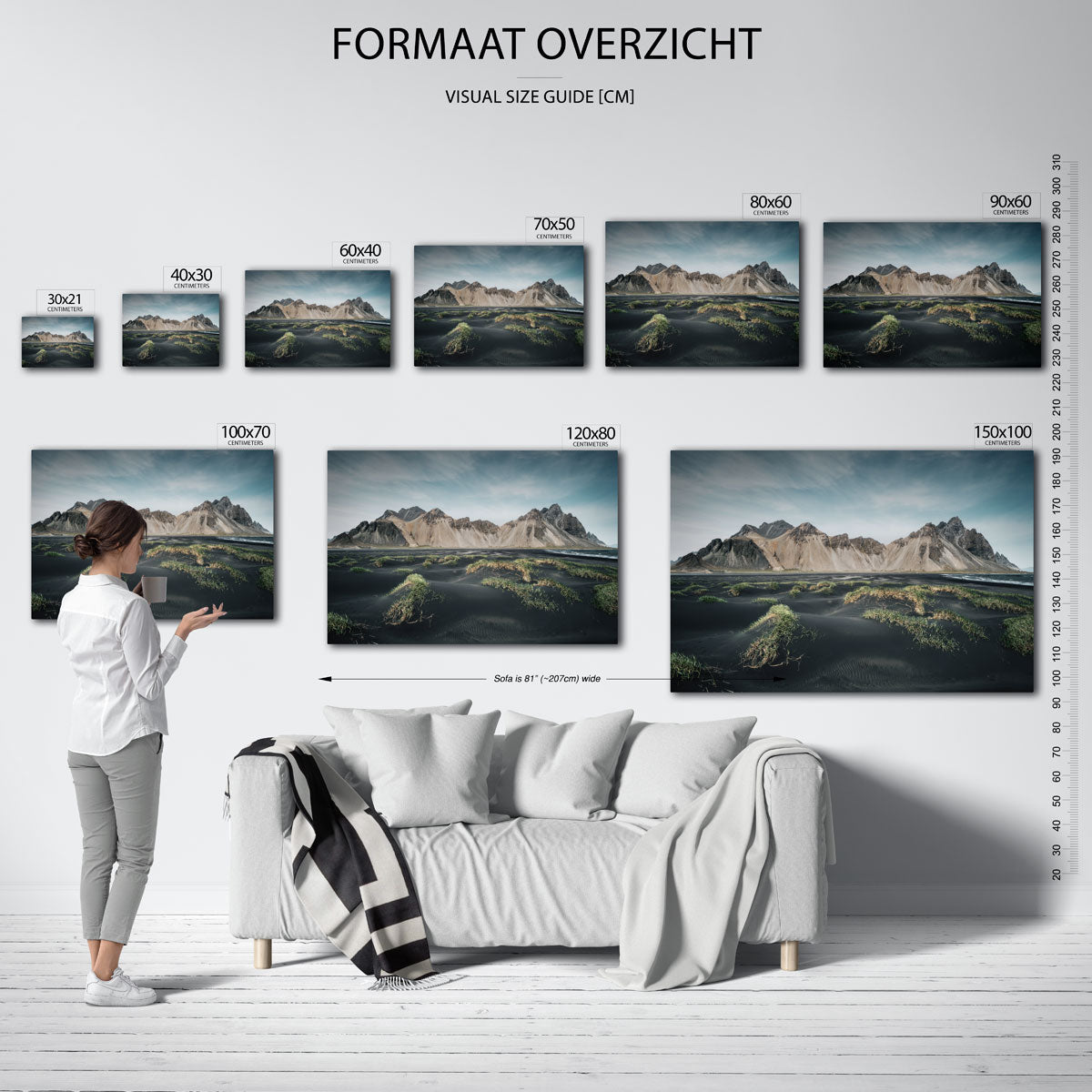 Berglandschap Poster