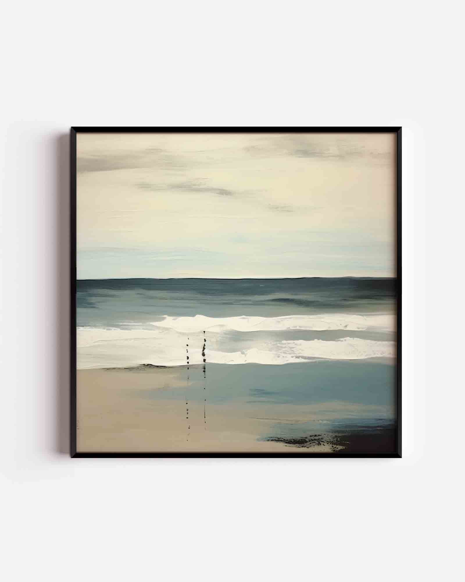 Strand en zee Poster