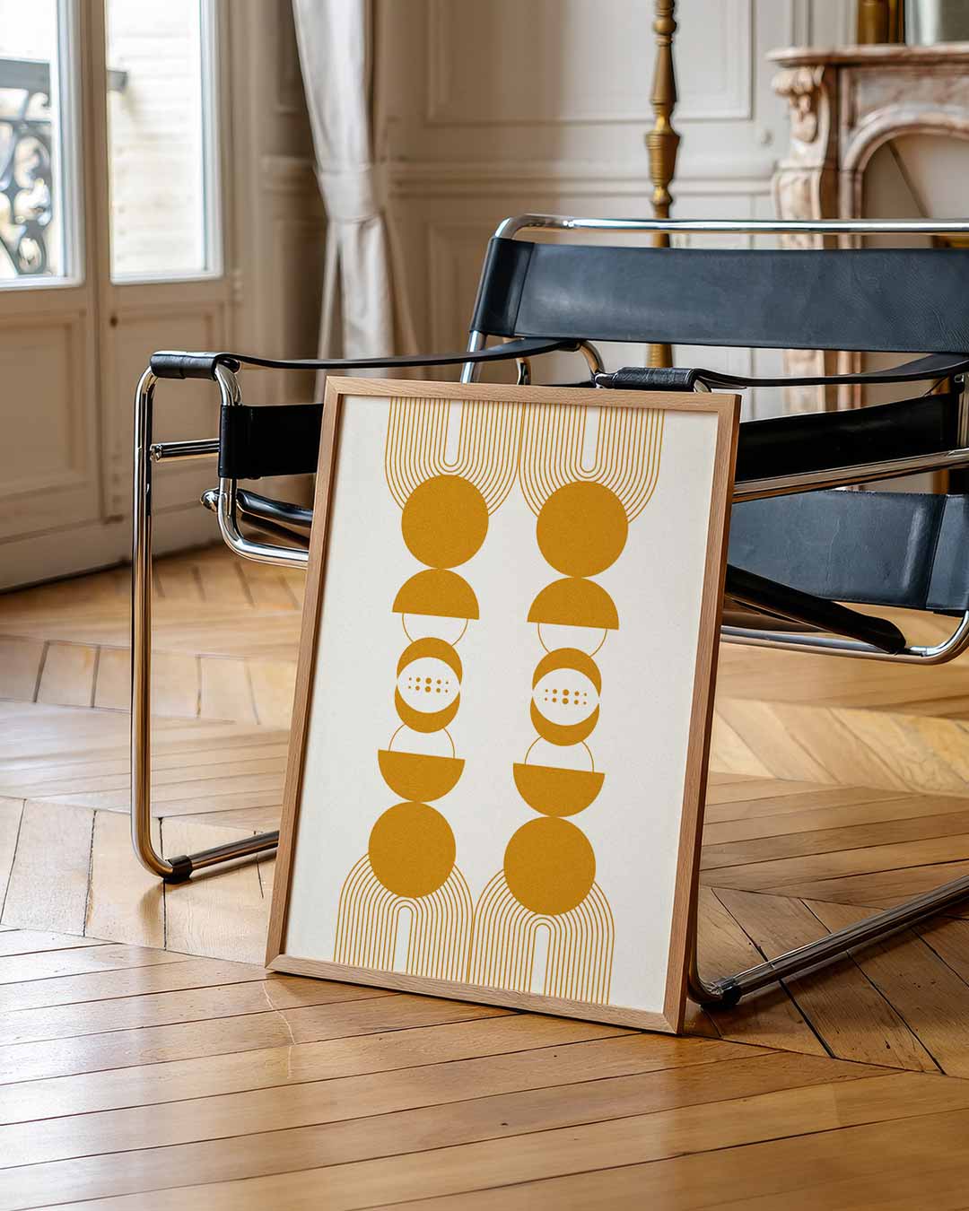 Retro Chic Geometrische Poster