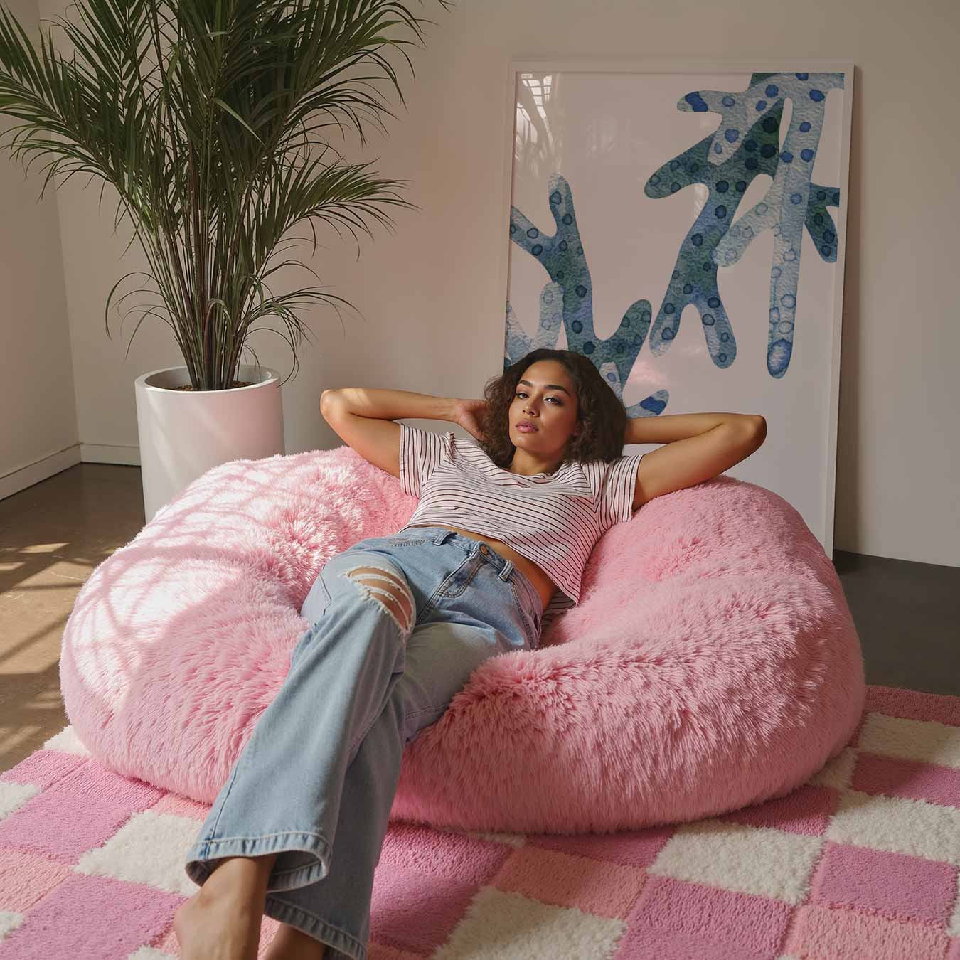 Blauwe Koraal Poster-WallArtistic