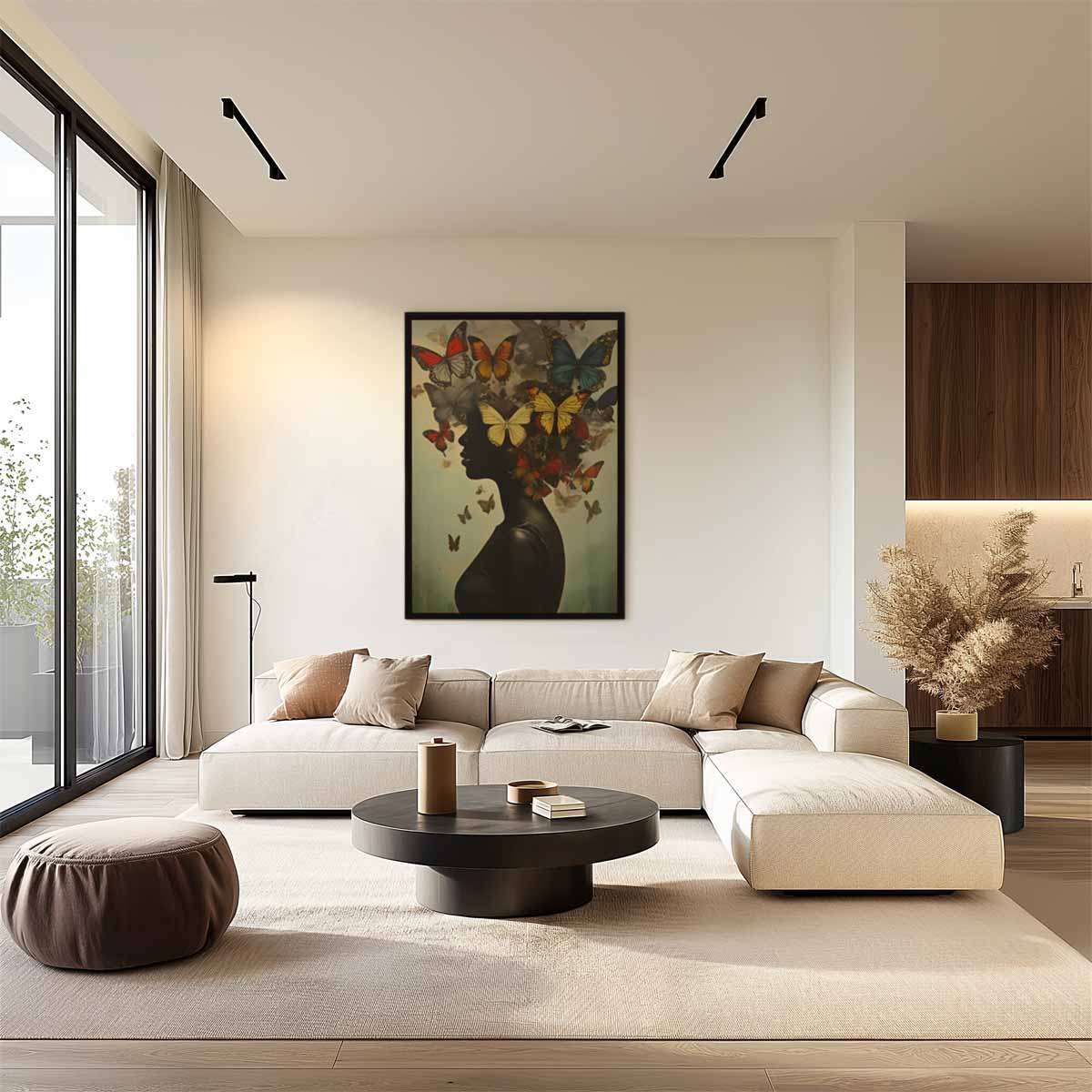 Vlinderdromen Kunstwerk-canvas-dibond-plexiglas-wanddecoratie-WallArtistic