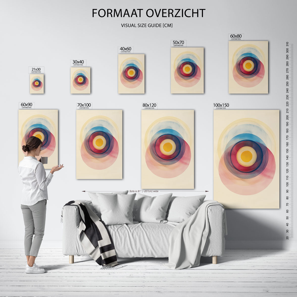 Cirkelvormen Poster