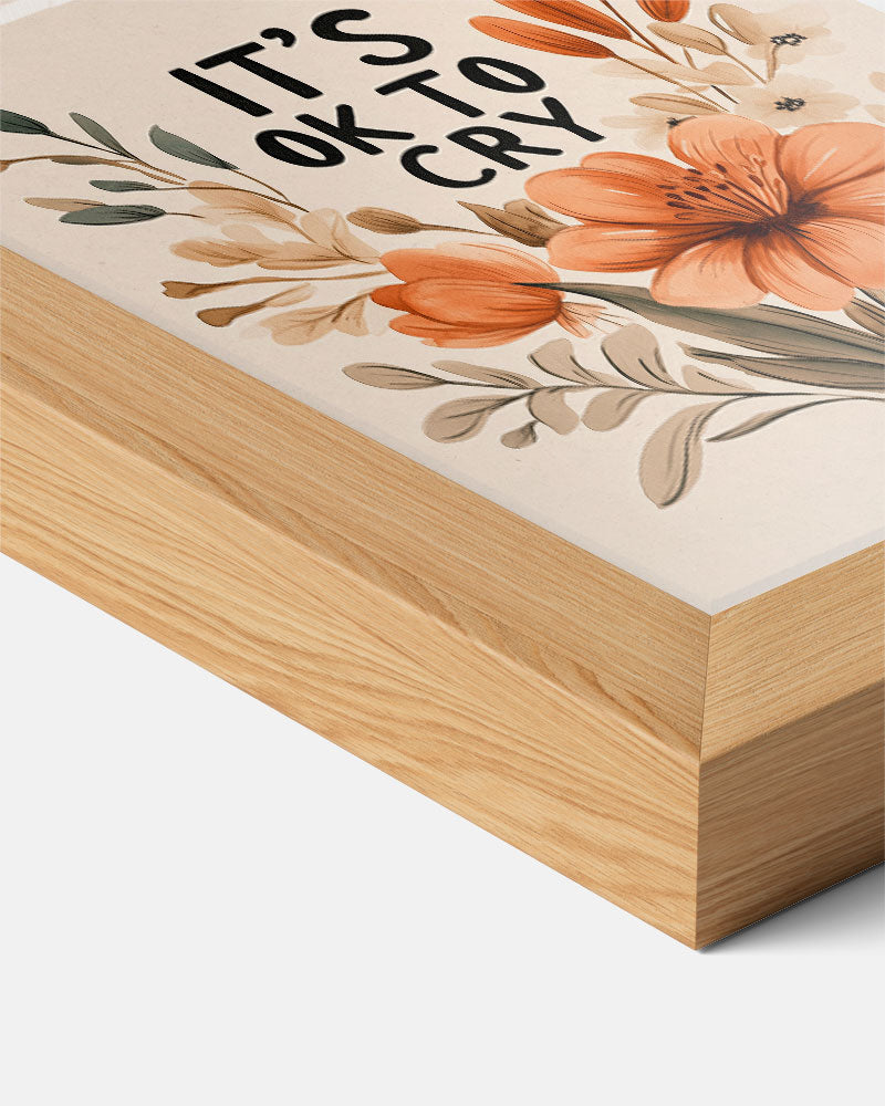 Empowerende Bloemenposter