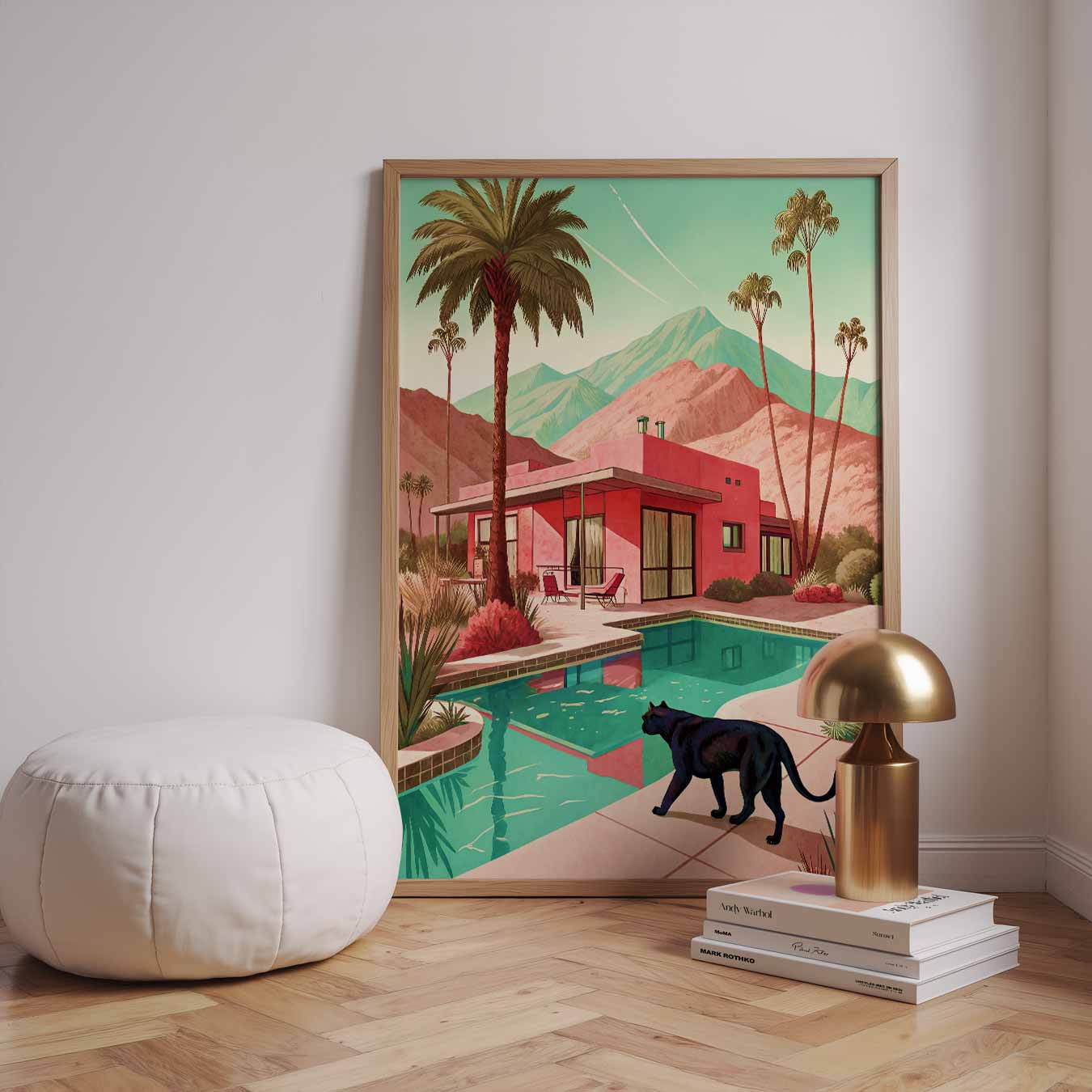 Retro Palm Springs Poster-WallArtistic