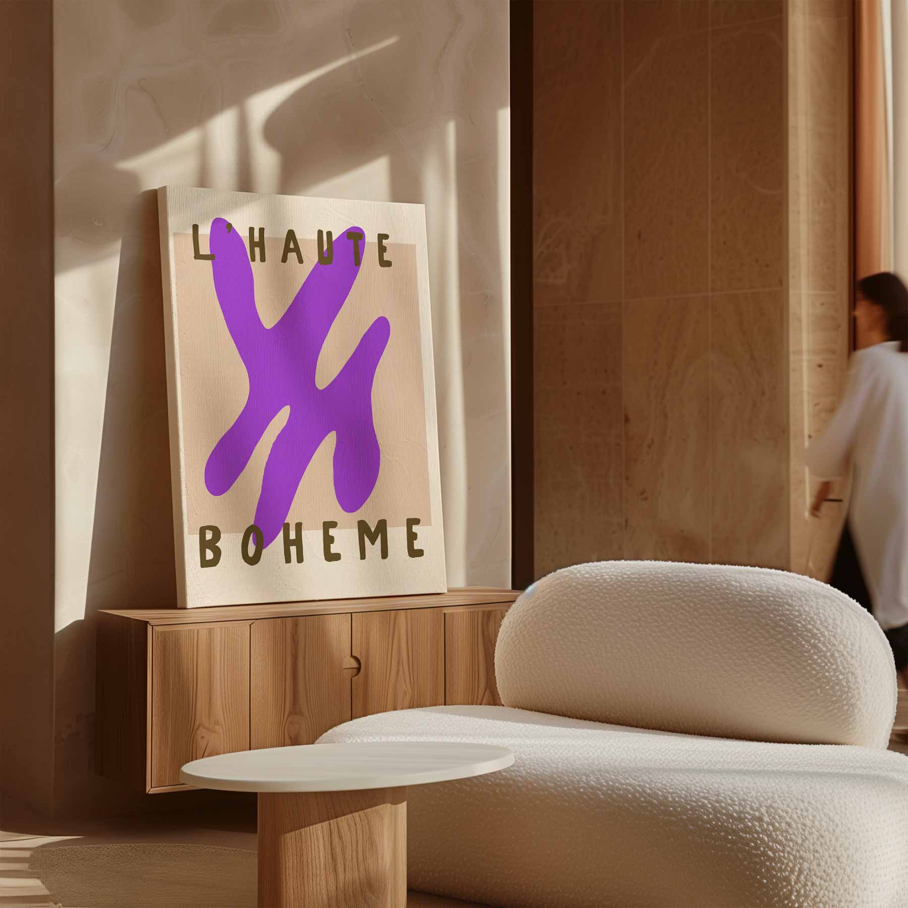 L'Haute Boheme Abstract Kunstwerk-canvas-dibond-plexiglas-wanddecoratie-WallArtistic
