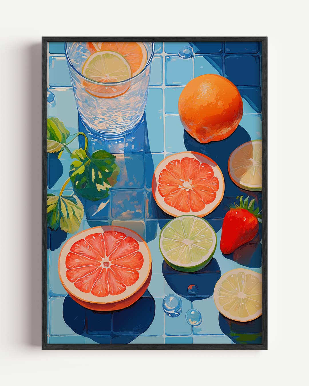 Zomers Fruitplezier Poster-WallArtistic