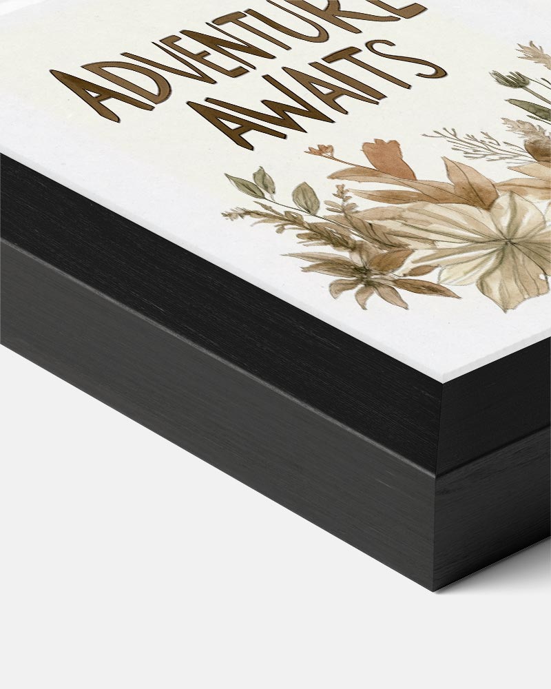 Inspirerende Avontuur Bloemenposter