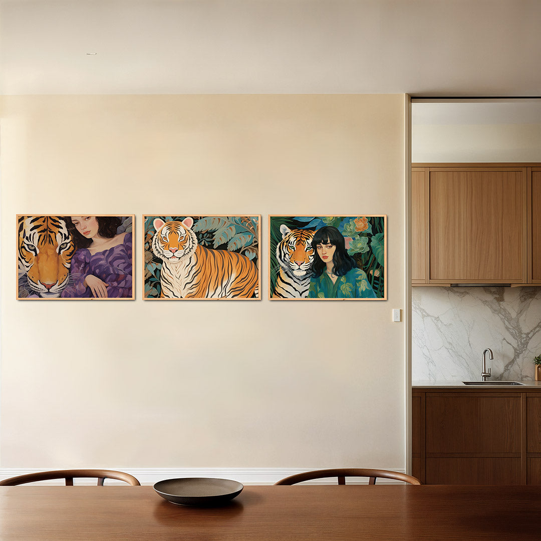 Dier en mens harmonie Posterset
