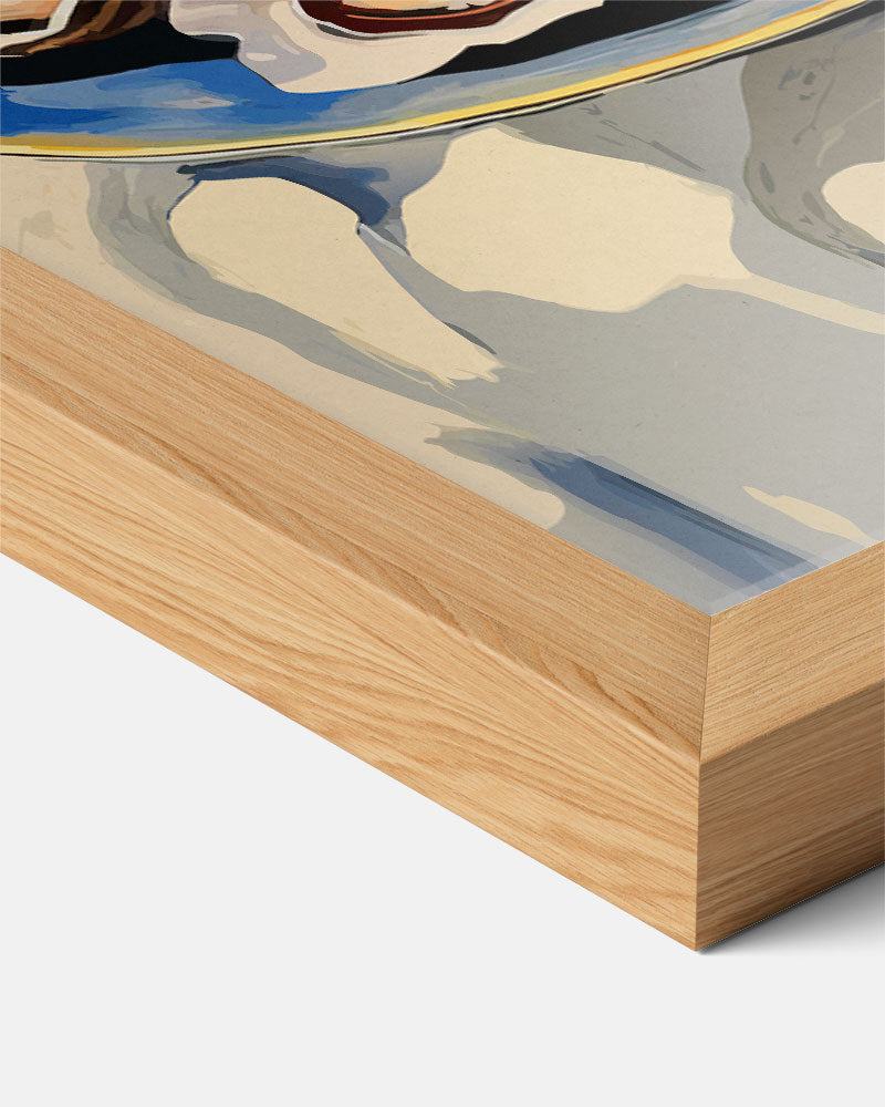 Mediterrane Tafelsfeer Poster-WallArtistic