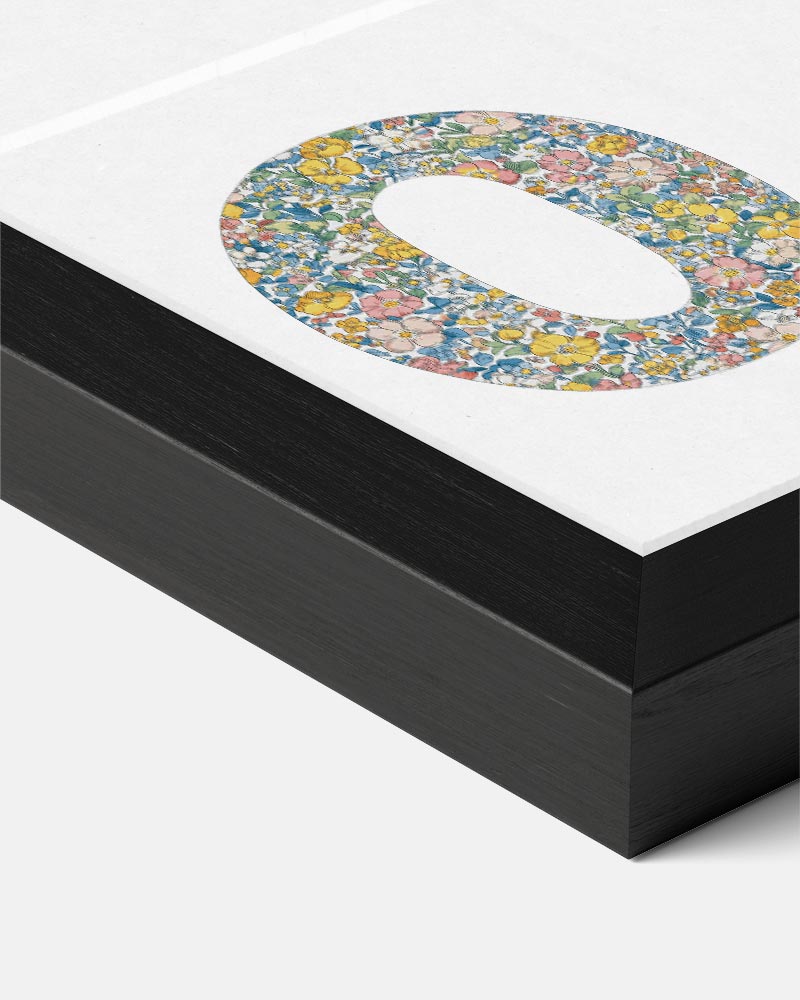 Bloemenpracht Letter O Poster