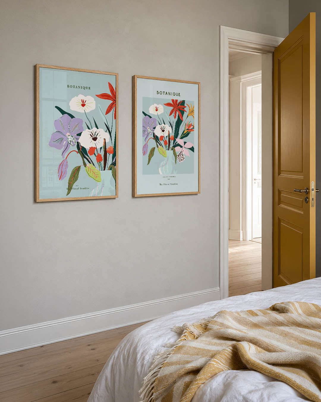 Bloemen en kleuren Posterset