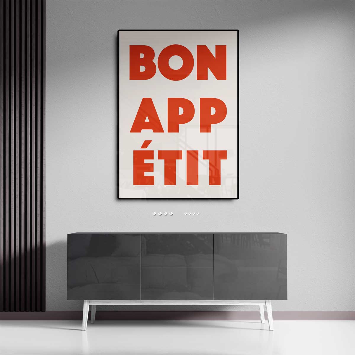 Bon Appétit Typografie Poster