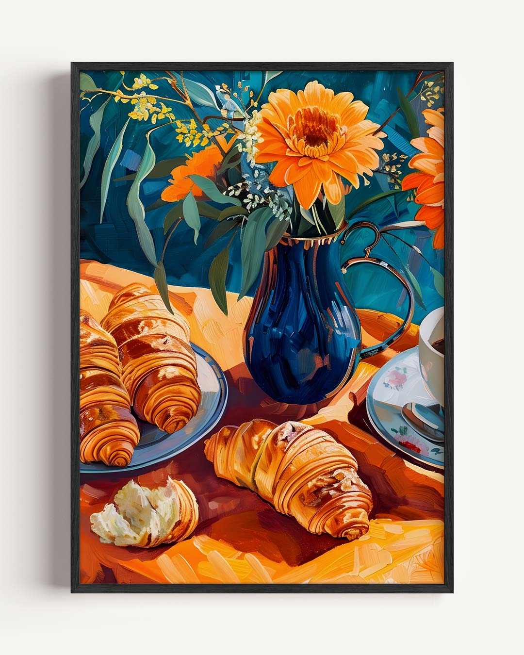 Ontbijt Met Bloemen Poster-WallArtistic