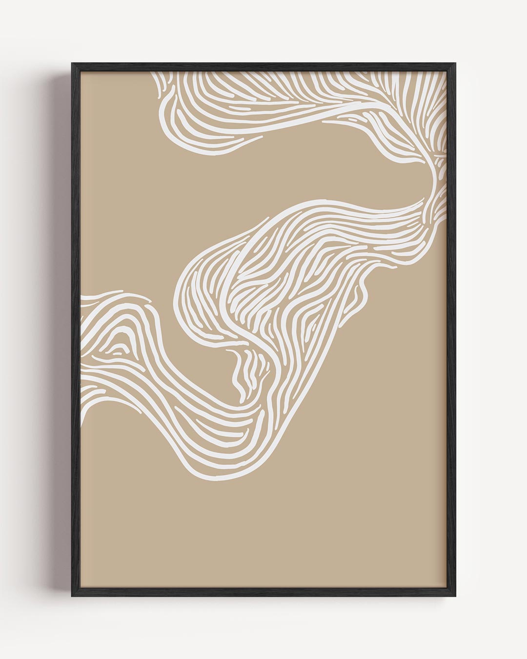 Organische Lijnkunst Poster-WallArtistic