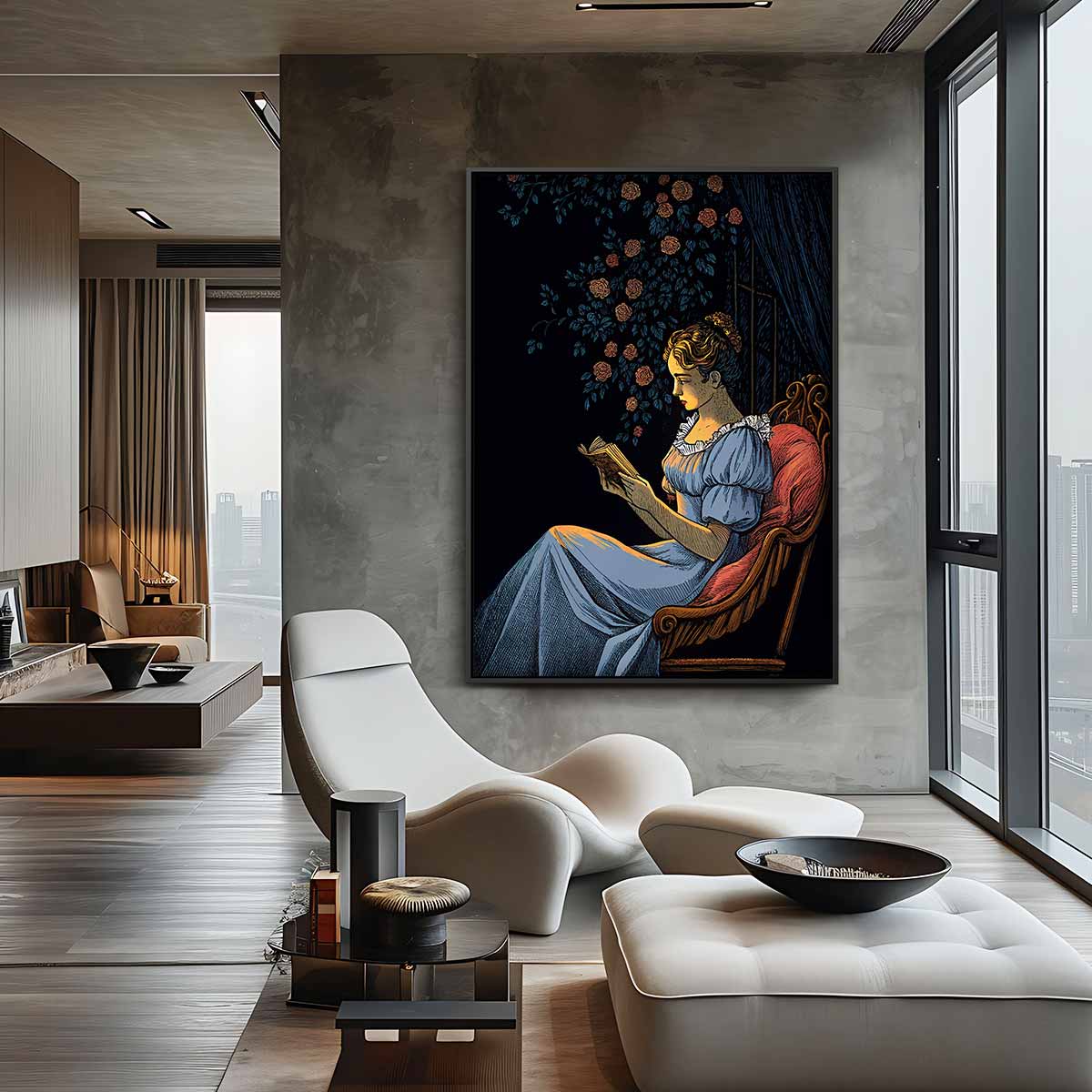 De Lezersdroom Kunstwerk-canvas-dibond-plexiglas-wanddecoratie-WallArtistic