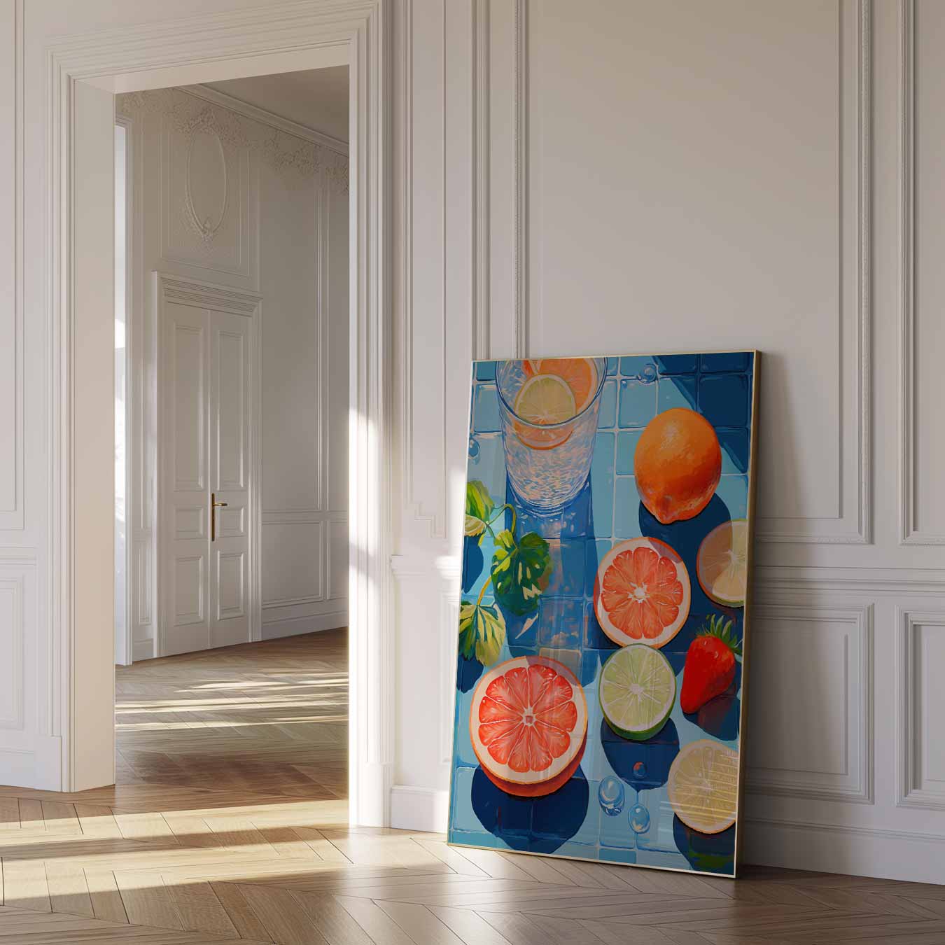 Zomers Fruitplezier Poster-WallArtistic
