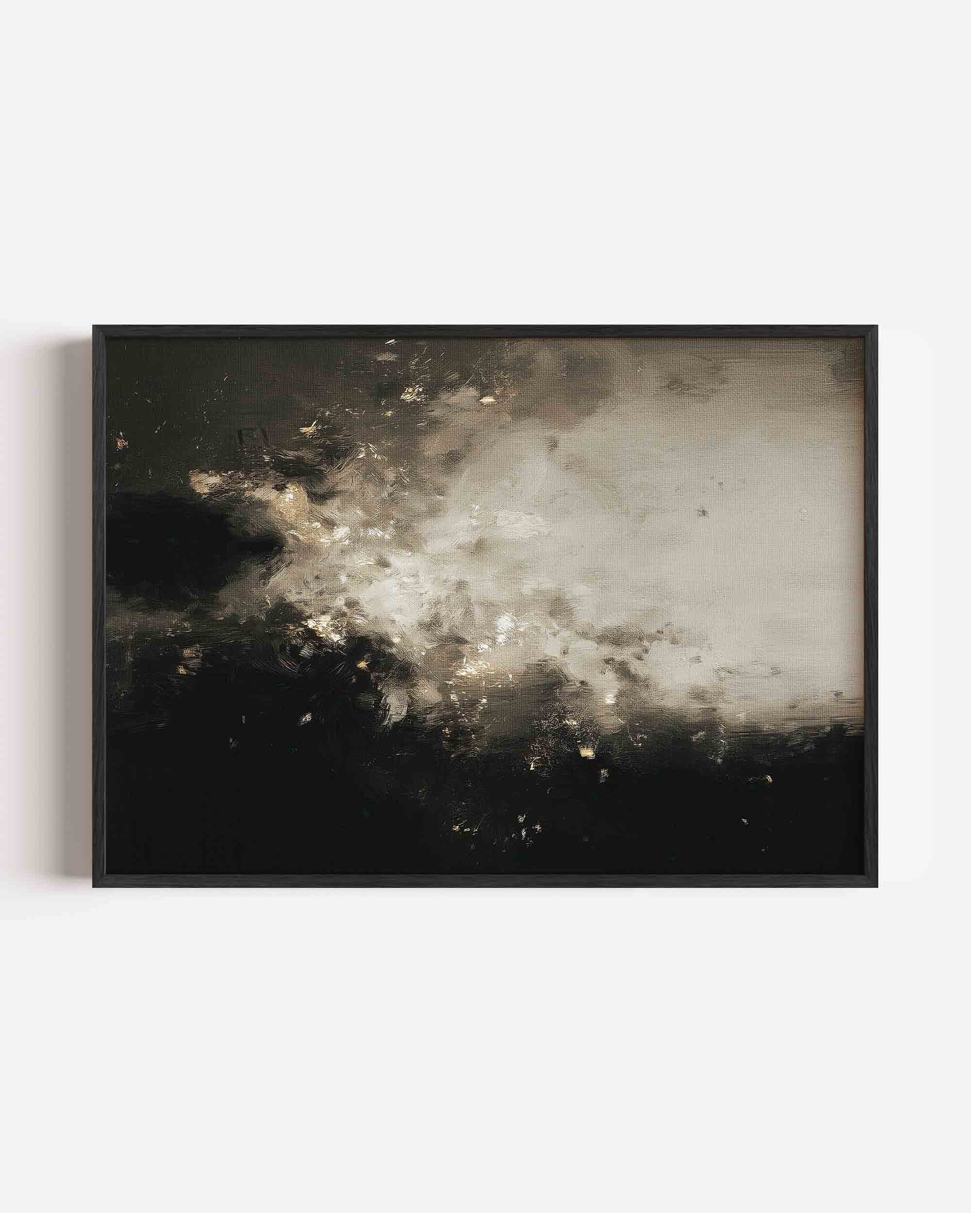 Abstracte zwart wit Poster