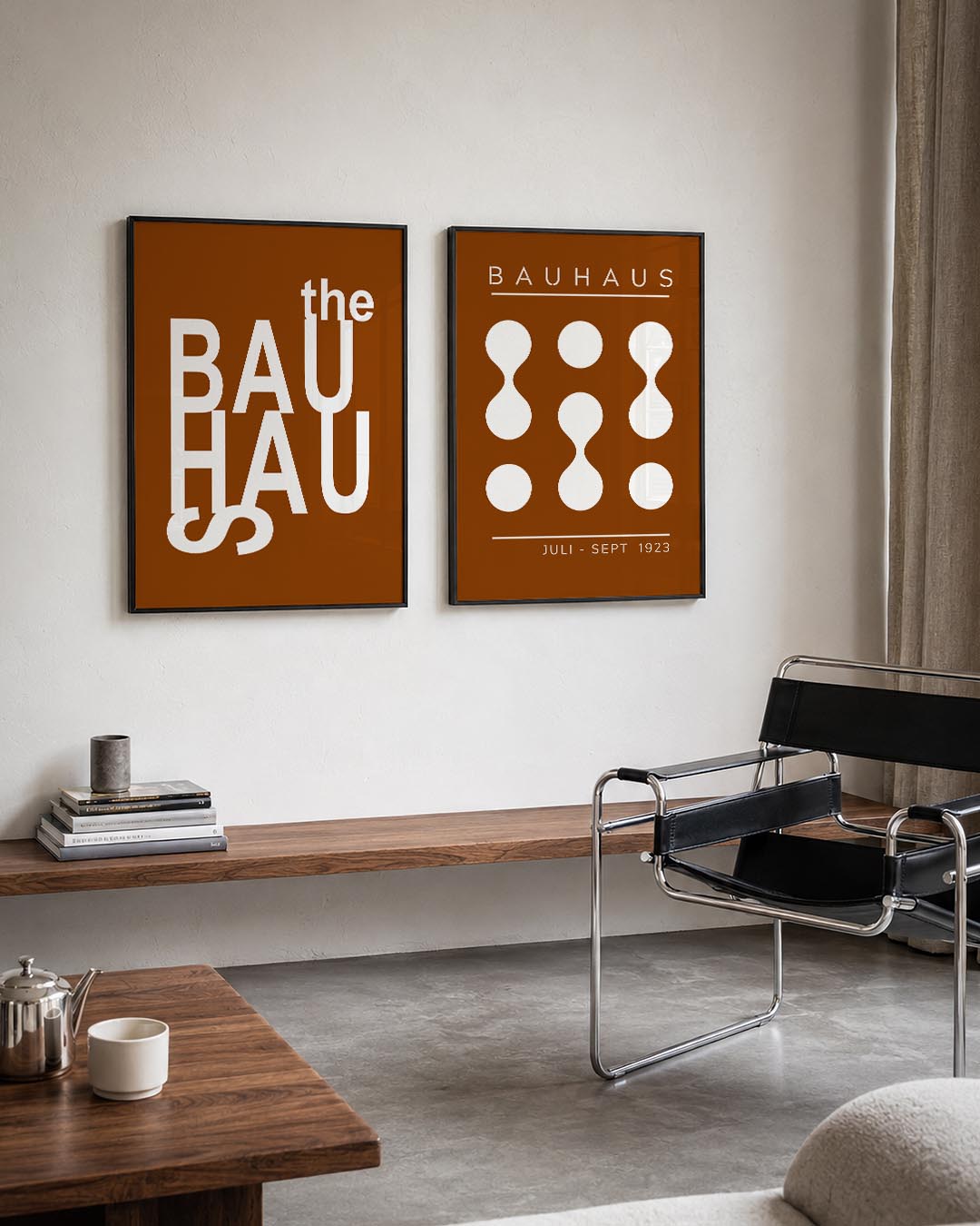 Typografisch spel Posterset