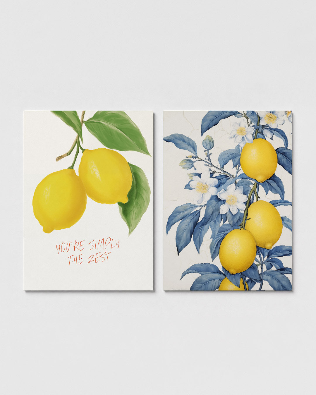 Citrus en bladeren Posterset