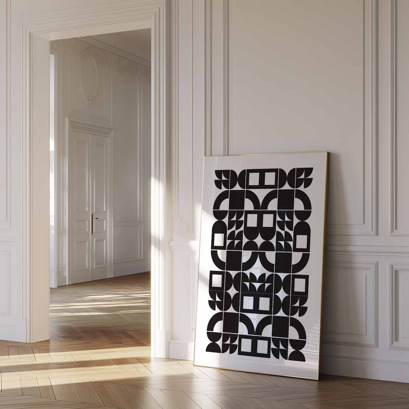 Moderne Geometrische Kunstposter