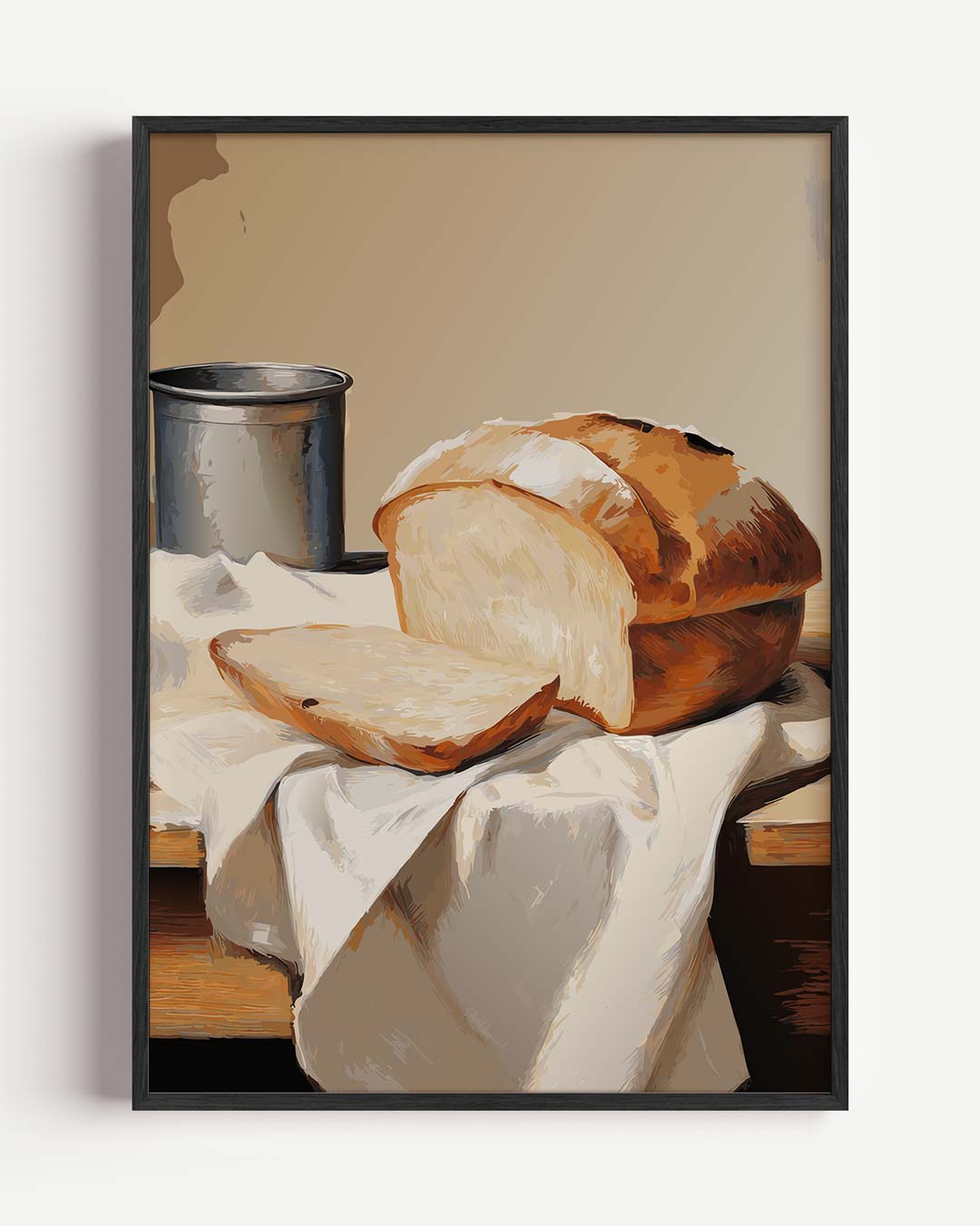 Vintage Brood en Blik Poster-WallArtistic