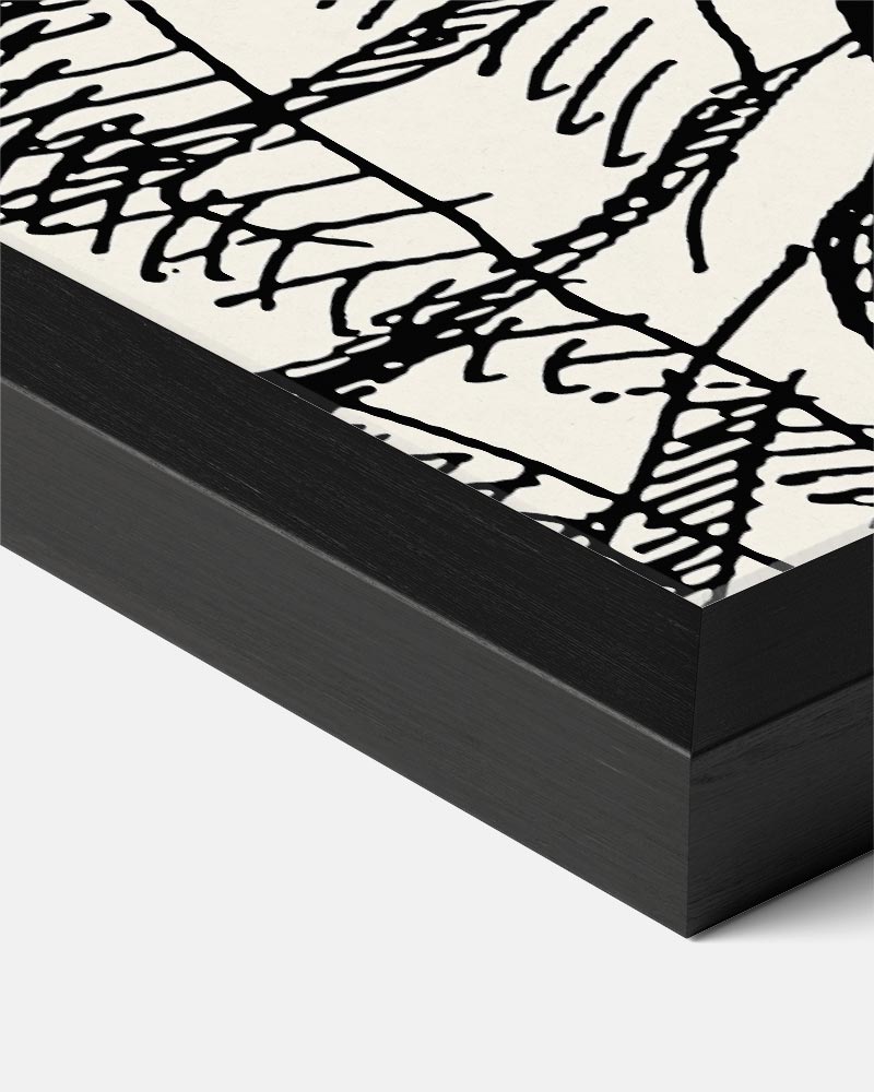 Elegante Schelpenkunst Poster-WallArtistic