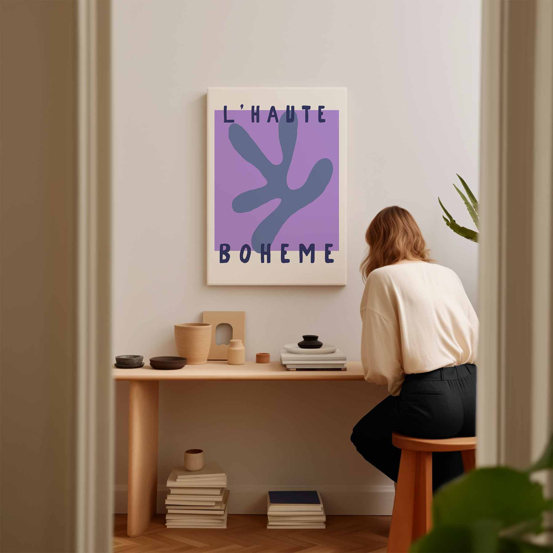 L'Haute Boheme Abstract Art Kunstwerk-canvas-dibond-plexiglas-wanddecoratie-WallArtistic