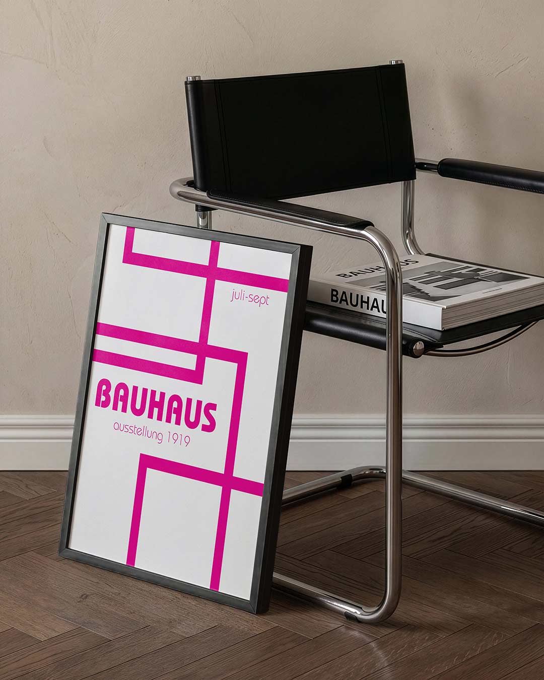 Lijnen en kleurvlakken Poster