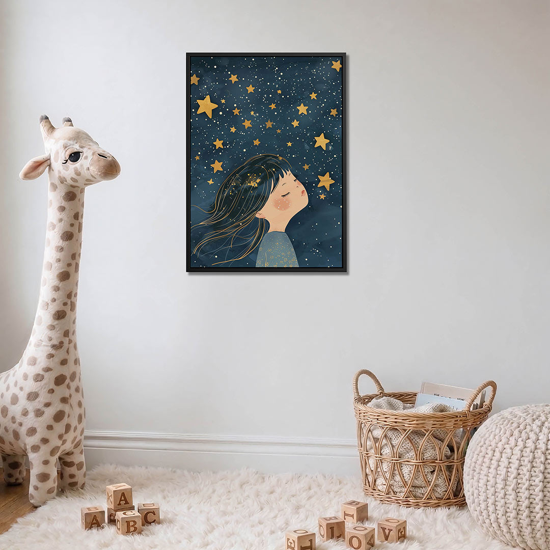 Sterrennacht dromen Kunstwerk