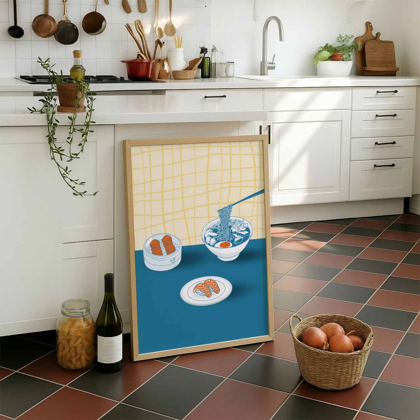 Aziatische Eetervaring Poster-WallArtistic