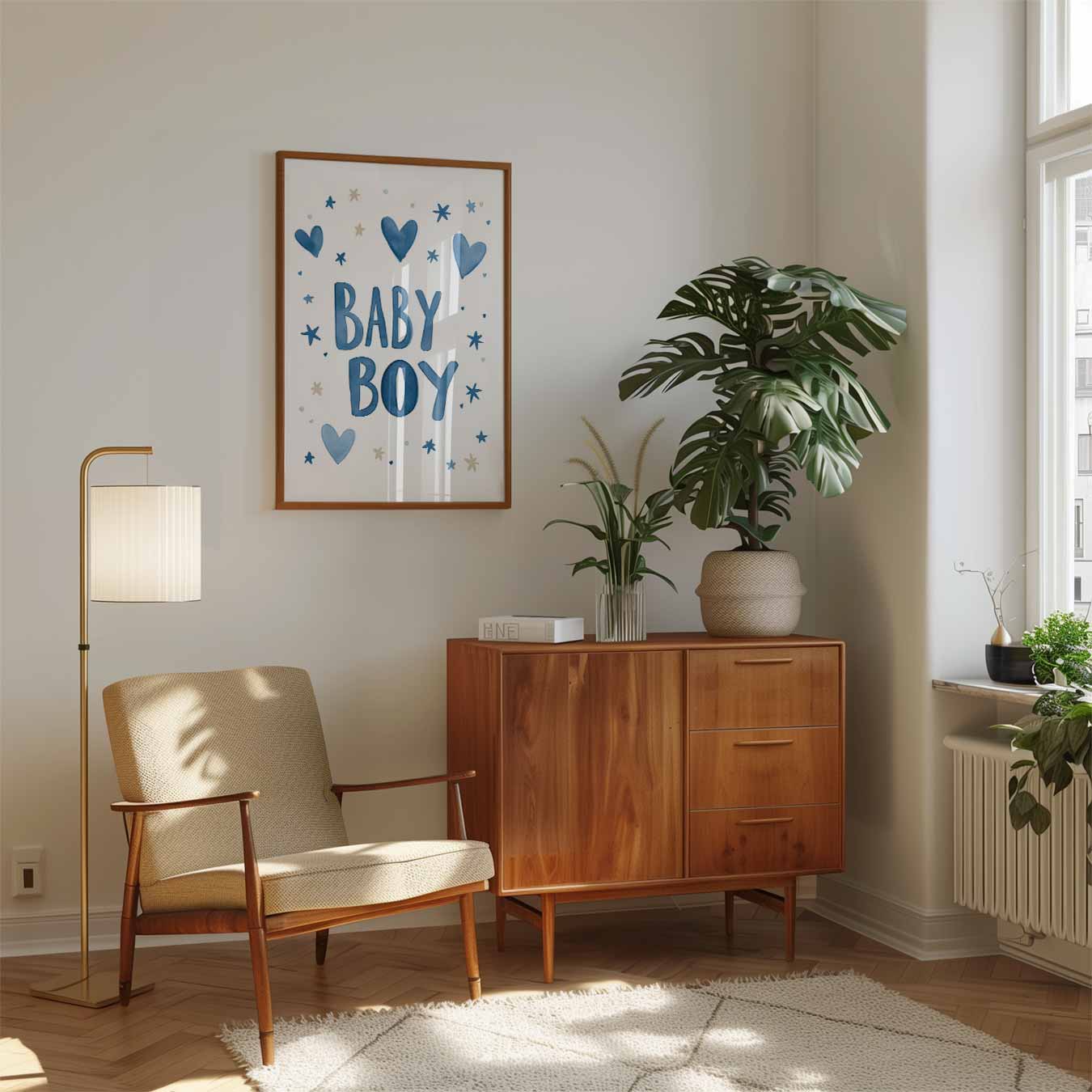 Welkom Baby Jongen Poster