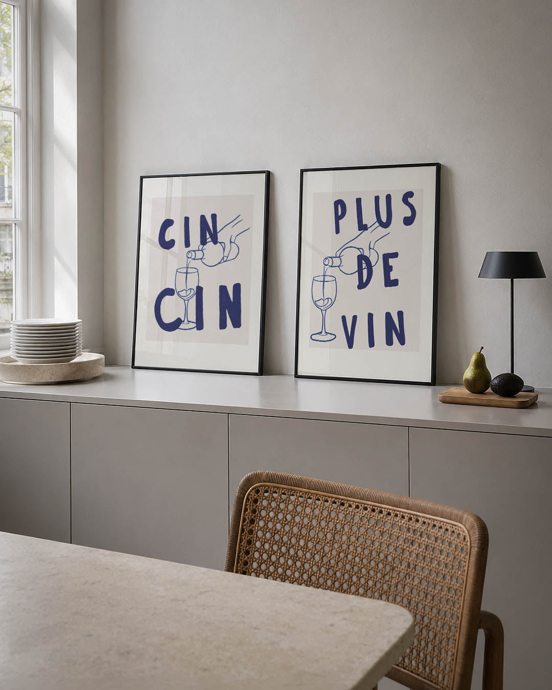 Vorm en cheers Posterset