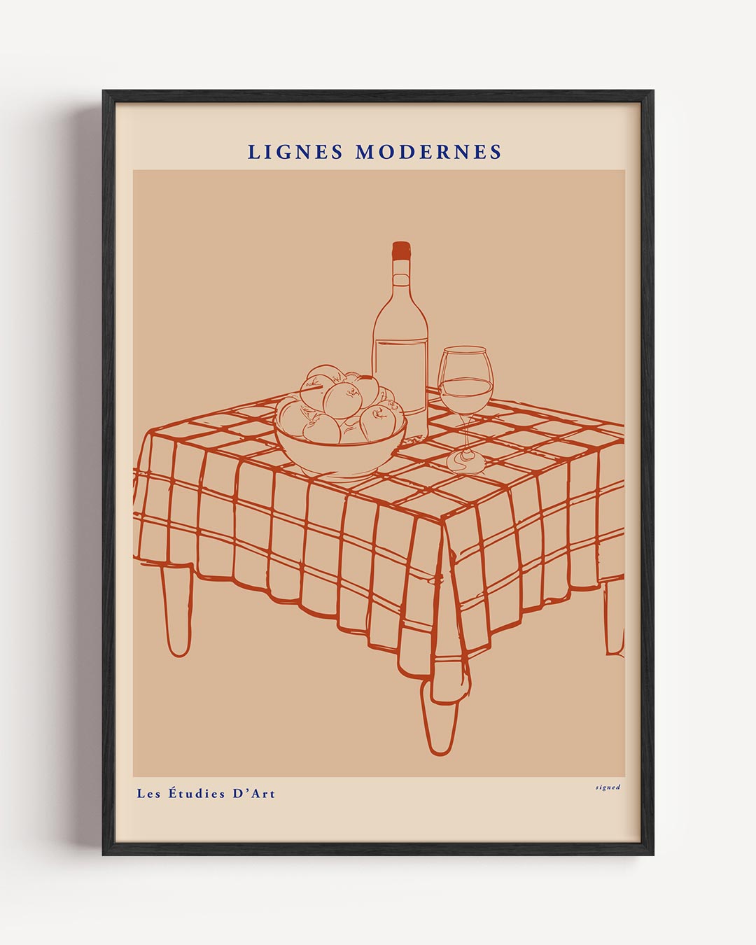 Moderne Kunst Stilleven Poster-WallArtistic