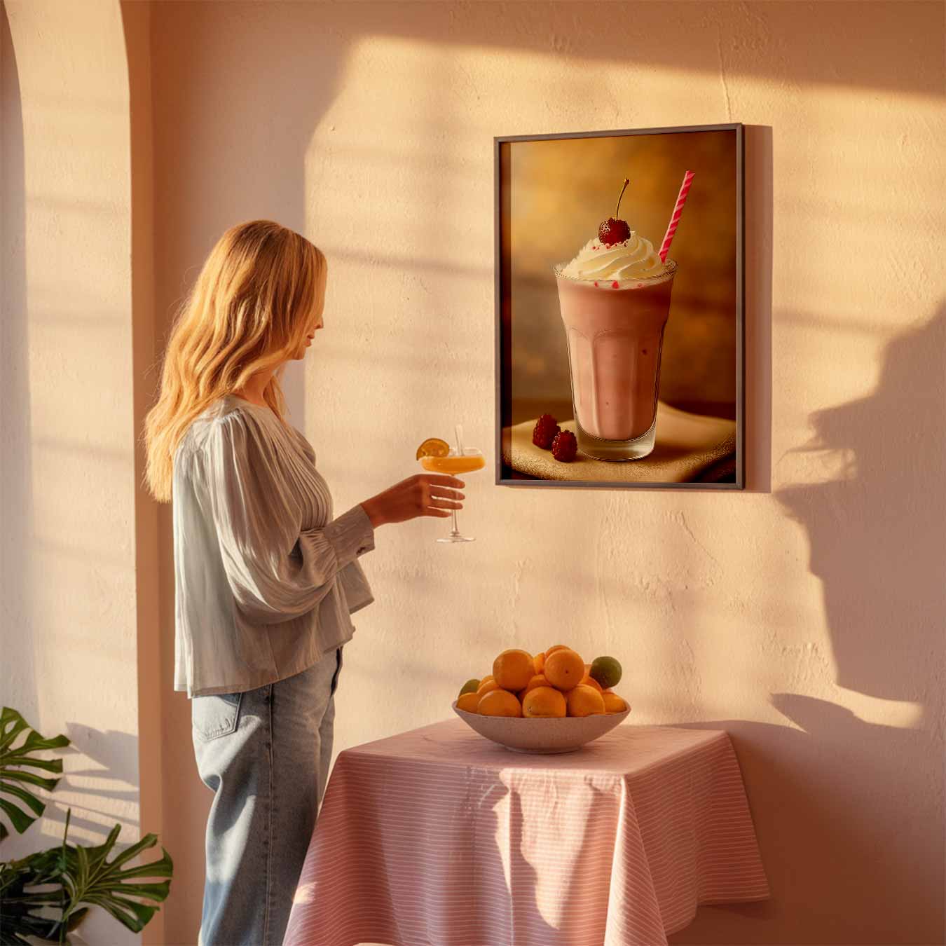 Romantische Milkshake Poster-WallArtistic