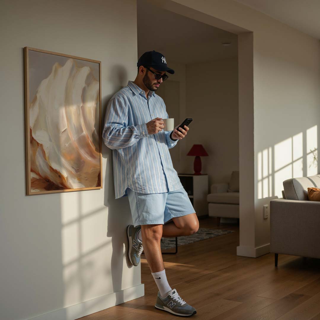 Elegant Schelpkunstwerk Poster-WallArtistic