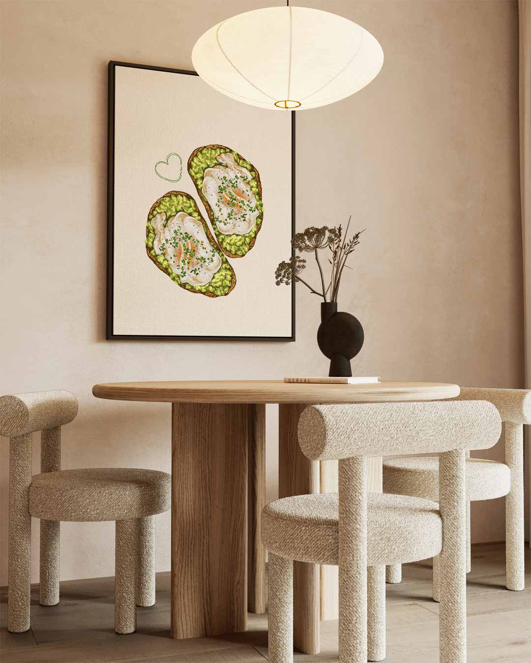 Avocado Toast Kunstwerk Kunstwerk-canvas-dibond-plexiglas-wanddecoratie-WallArtistic