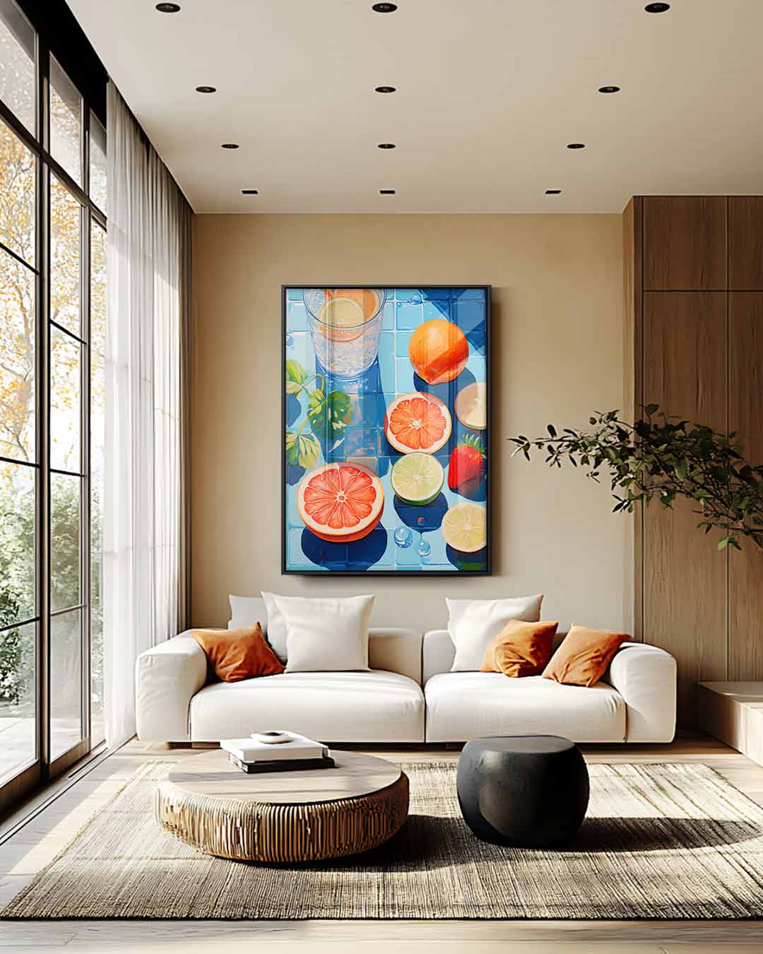 Zomerse Vruchtensensatie Kunstwerk-canvas-dibond-plexiglas-wanddecoratie-WallArtistic