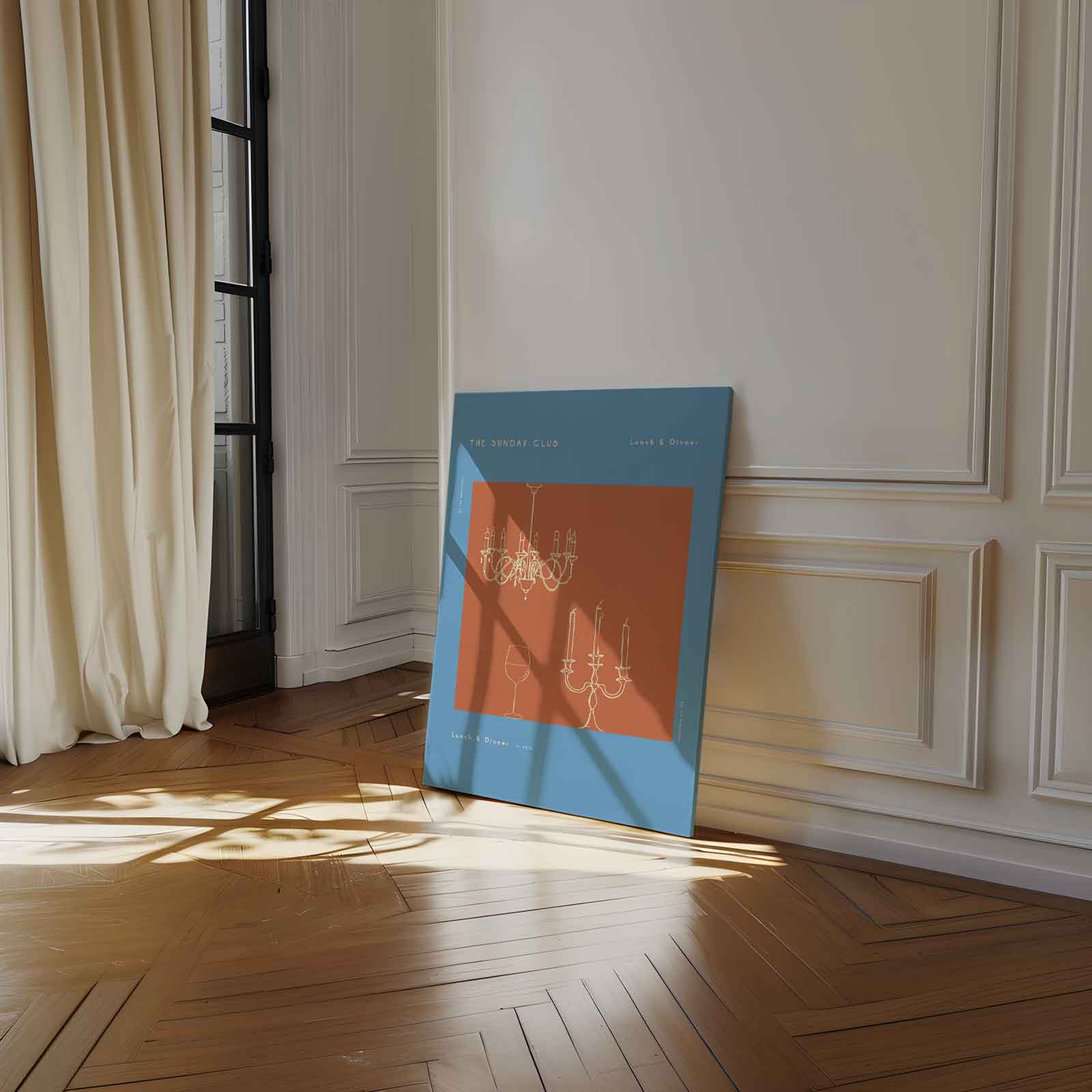 The Sunday Club Wanddecoratie Kunstwerk-canvas-dibond-plexiglas-wanddecoratie-WallArtistic