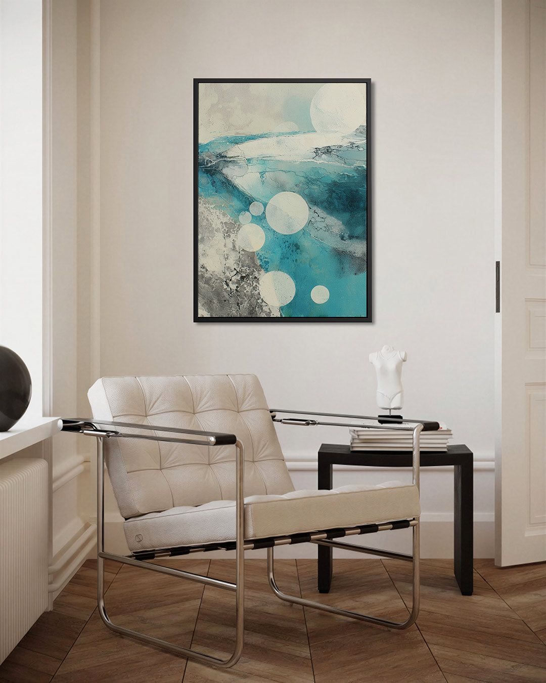 Cirkelvormen en texturen Kunstwerk