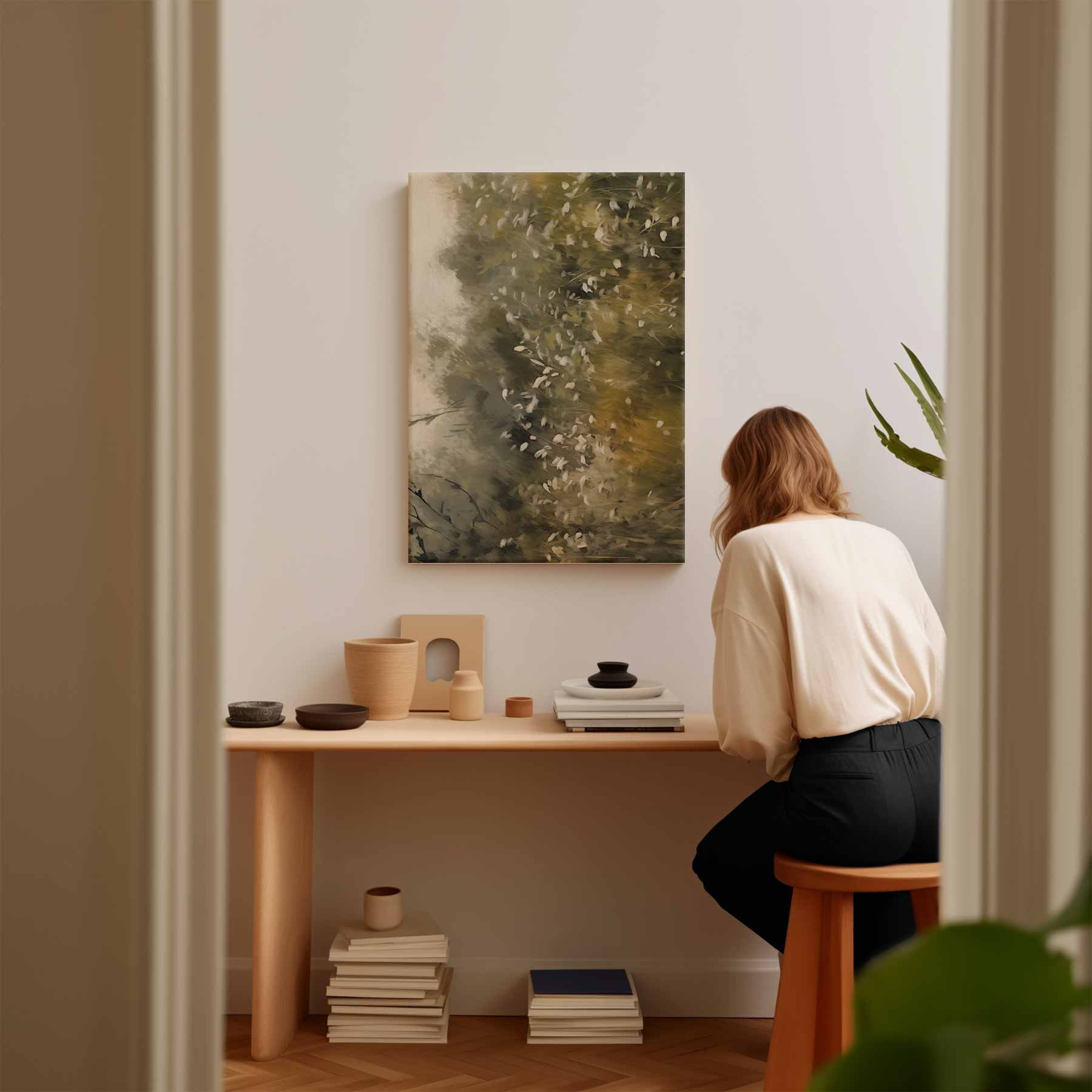 Dromerig Herfstlandschap Kunstwerk-canvas-dibond-plexiglas-wanddecoratie-WallArtistic