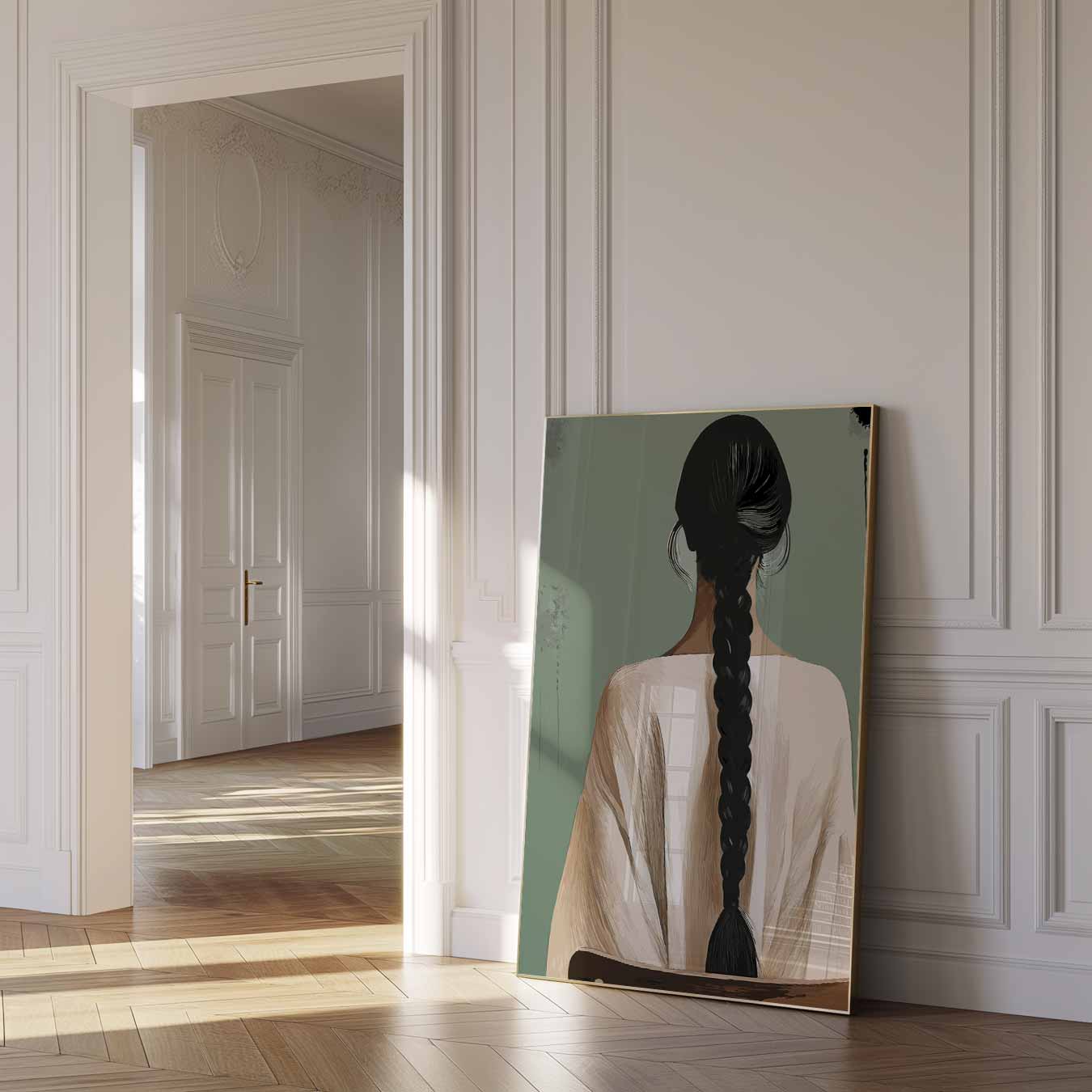 Mystieke Vlecht Portret Poster